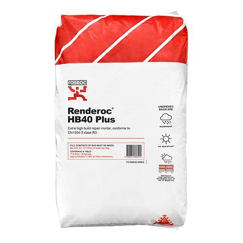 FOSROC RENDEROC HB40 PLUS 20KG FC302023-20KG
